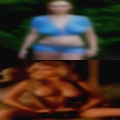 Naked woman masturbating