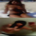 Swinging couple looking woman