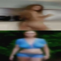 Middle horny woman