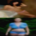 Naked woman masturbating