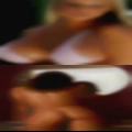 Naked woman with writing ass