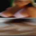 Clean shaved naked woman