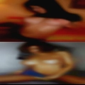 Blown naked woman