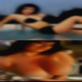 Naked woman with wide hip