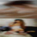 Blown naked woman