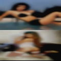 Girl jumpsuit masturbating