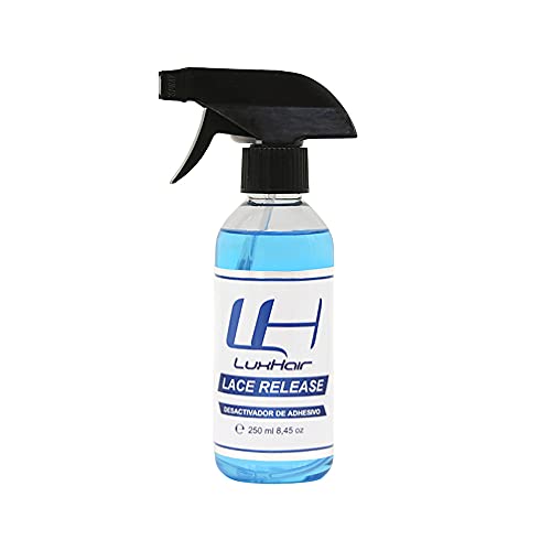 Desactivador de adhesivo para prótesis capilares Lace Release de LuxHair. Retira con facilidad tu peluca, extensión de cabello o similar sin dañarla | 250 ml |